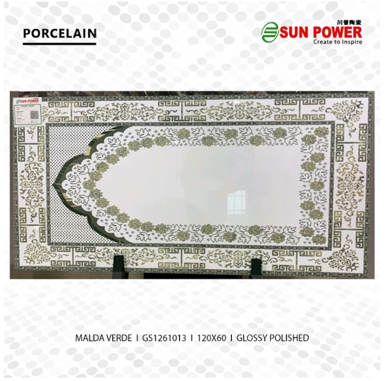 Sun Power Lantai Motif Sajadah Masjid Malda Series 5