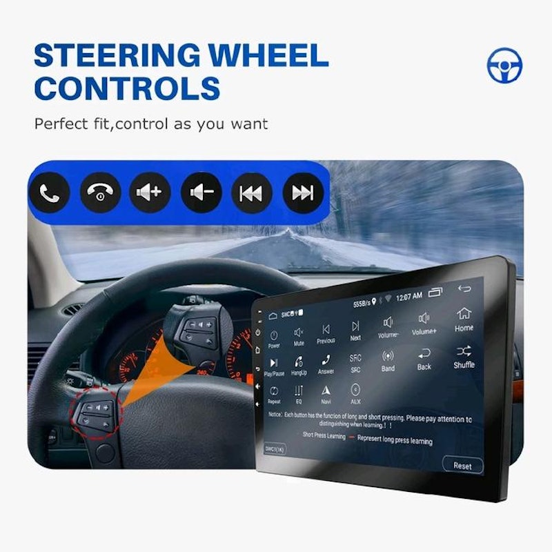 ESSGOO Head Unit Android 14 2Din 7''2GB+32GB Carplay 3