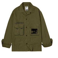 Pleasure Internal Overshirt Jacket Army