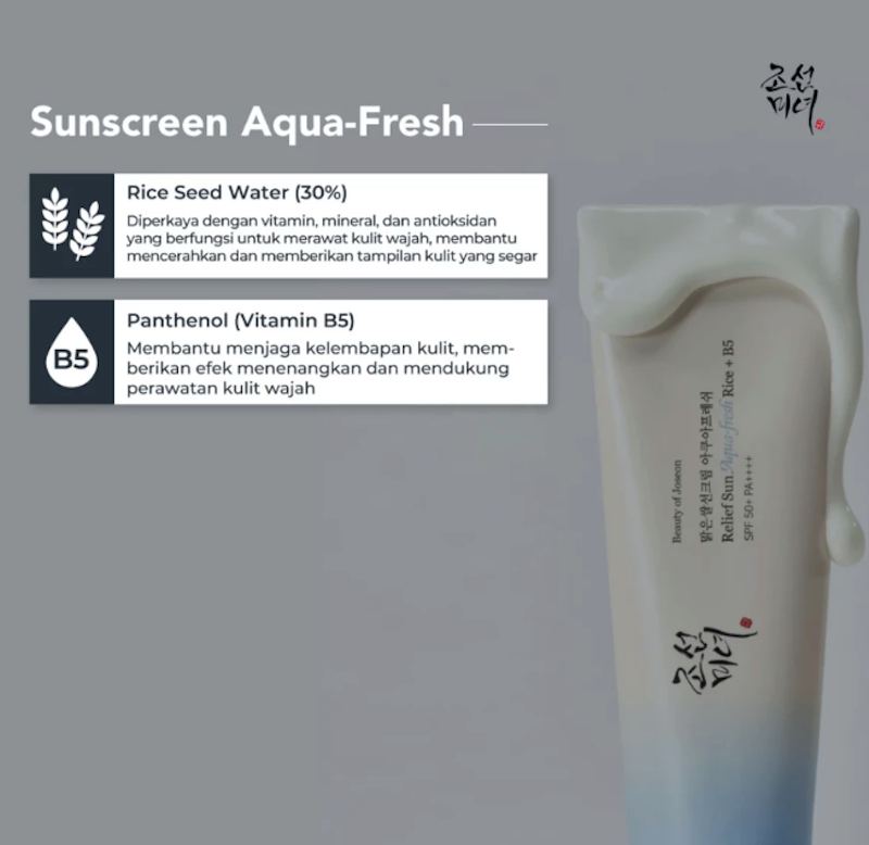 Beauty of Joseon Sunscreen Aqua-Fresh : Rice + B5 3