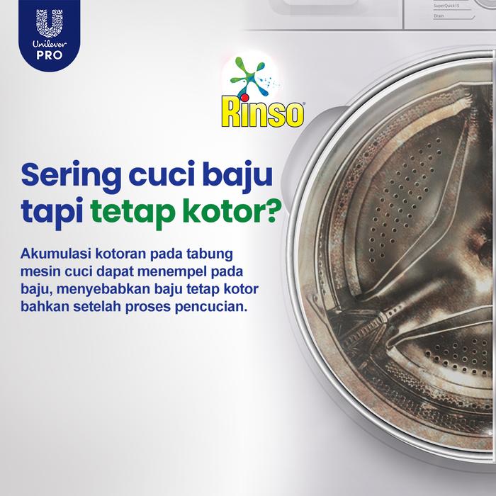 Unilever Indonesia Rinso Washing Machine Cleaner 
