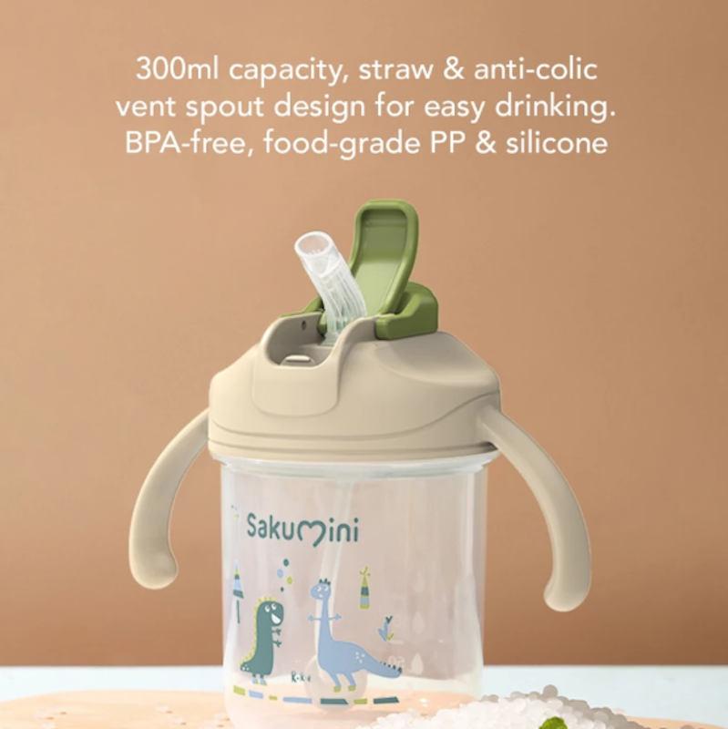 Sakumini 3in1 Training Straw Sippy Cup 3
