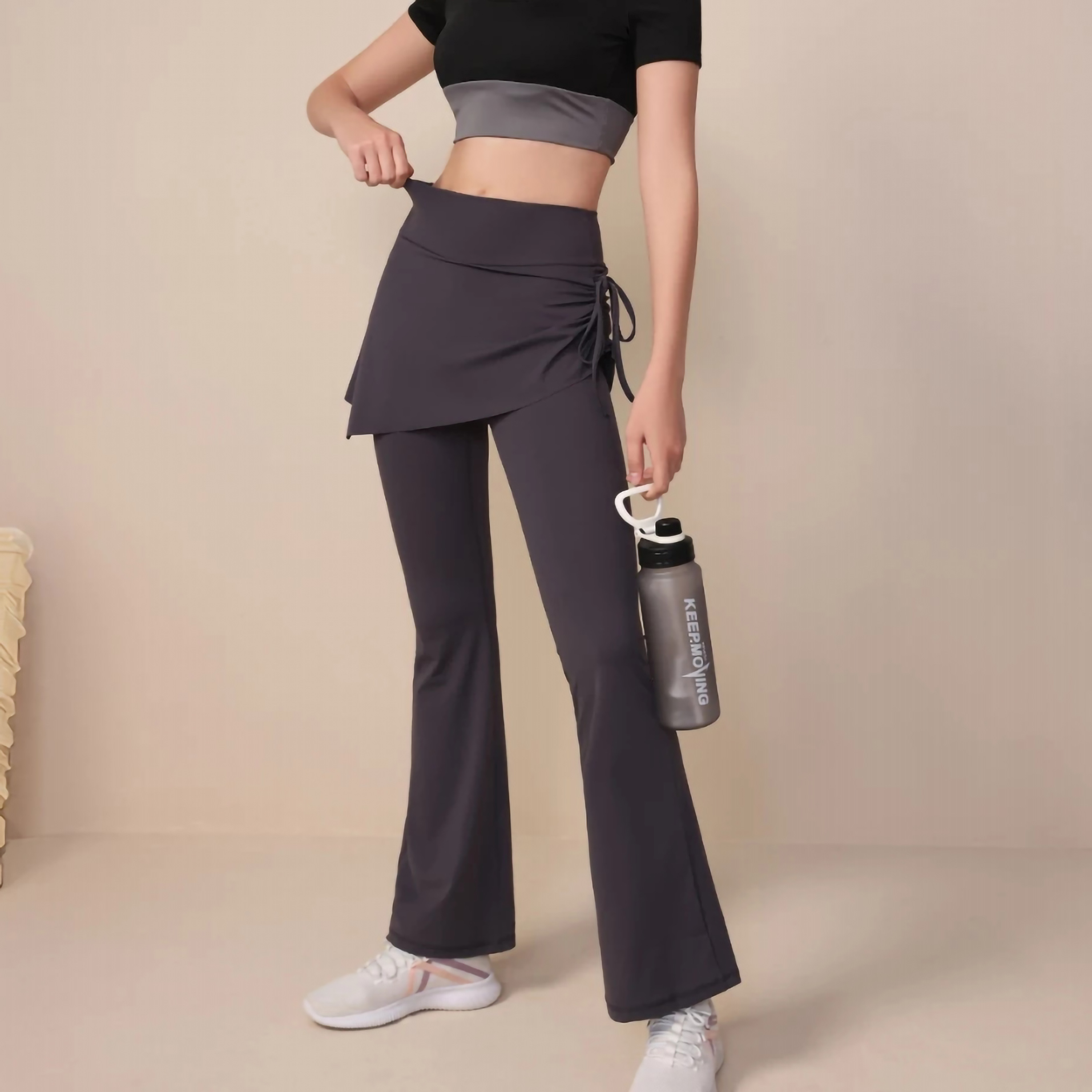  Anmo Celana Rok Yoga 2 in 1