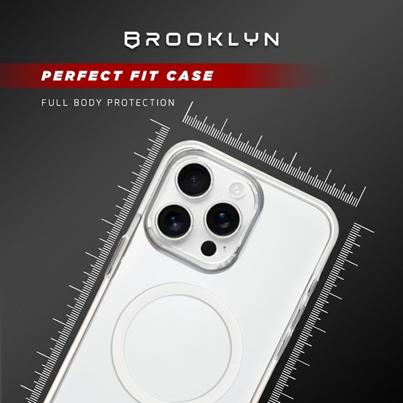 Brooklyn Slim Clear MagSafe Casing iPhone 3