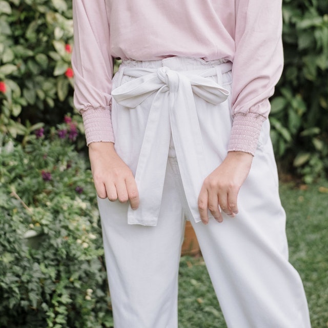 Cleora Broken White Jeans Pants 2