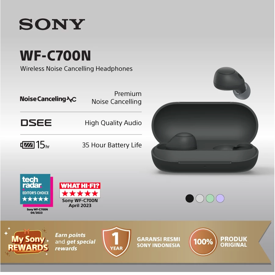 Sony Headphone Noise Cancelling Nirkabel 2
