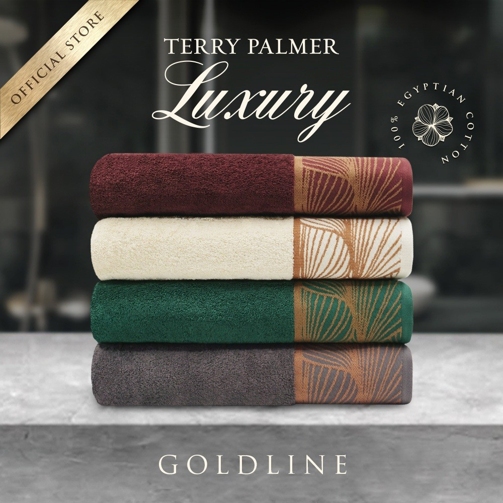 Indah Jaya Textile Industry Terry Palmer Luxury Goldline Bath Towel 