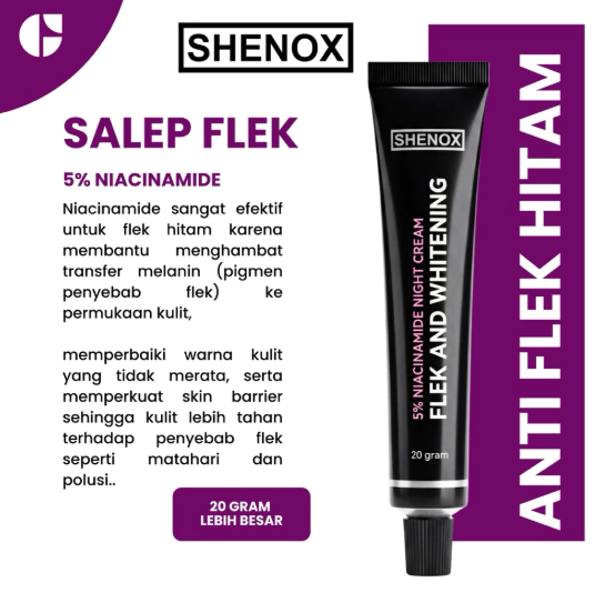 Gatutkaca Shenox Night Cream Flek & Whitening