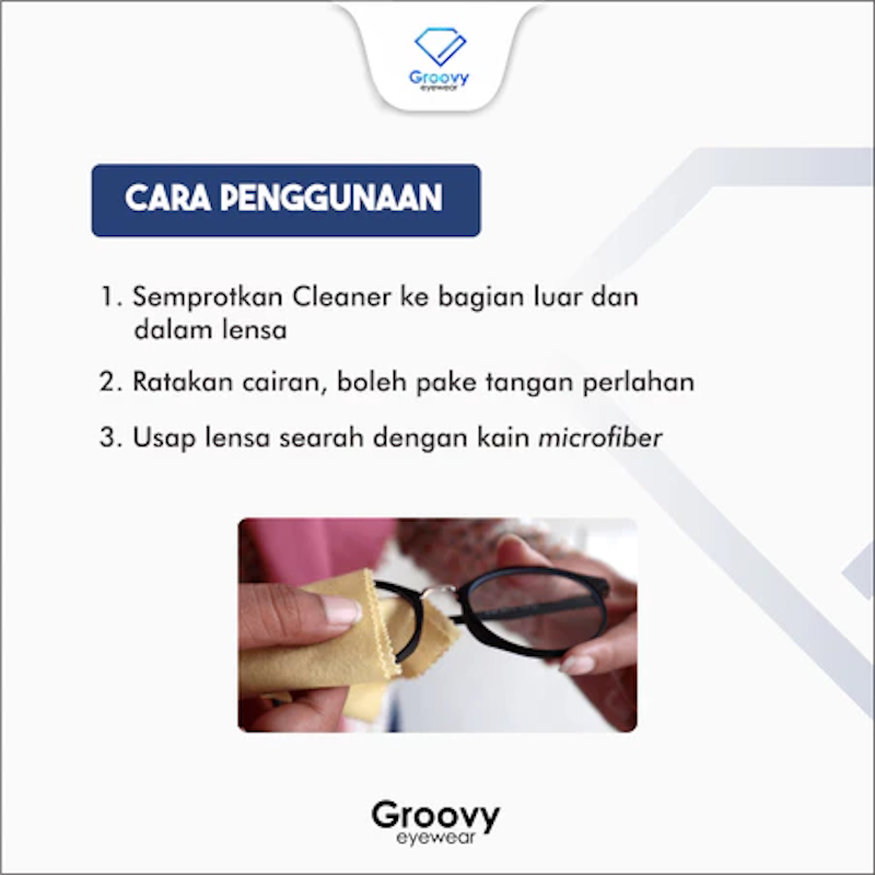 Groovy Eyewear Cleaner Spray for Lens & Glass 5