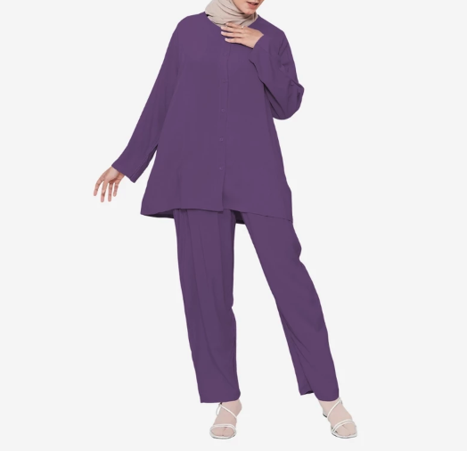  Floretta Set Piyama Momo Lengan Panjang FLO-HPJ-001