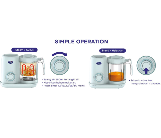 Lynea Primisima BabySafe Baby Food Maker 7in1 LB015 