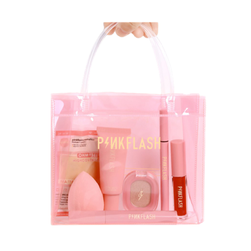 Waterproof PVC Pink Hand Bag 1
