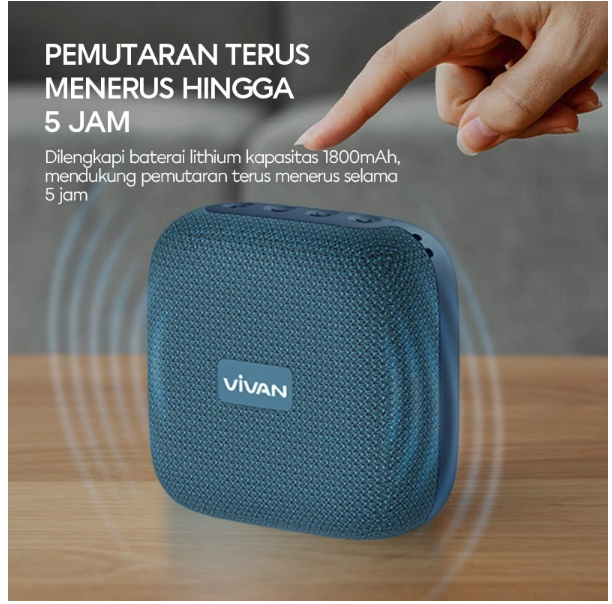 Wook Global Technology VIVAN Waterproof Bluetooth Speaker Mini VS3