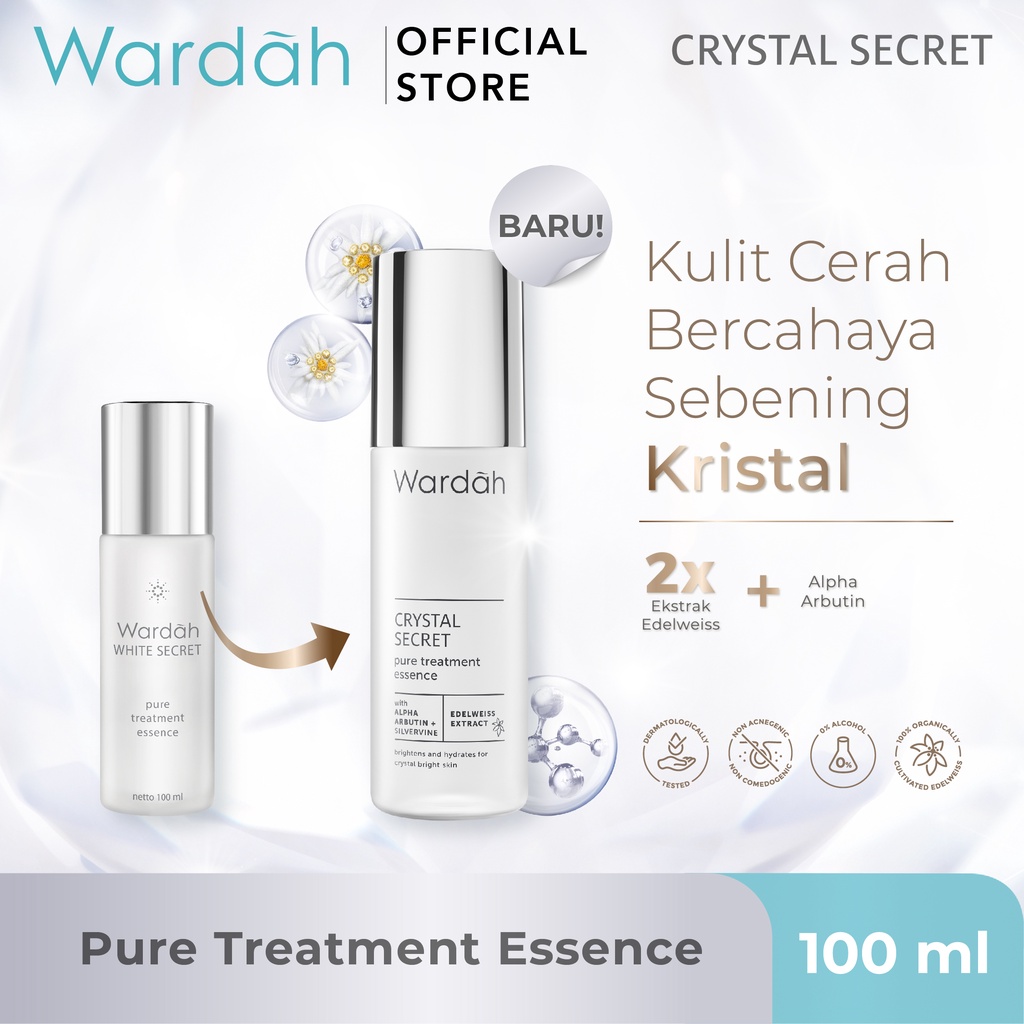 Wardah White Crystal Secret Pure Treatment Essence 