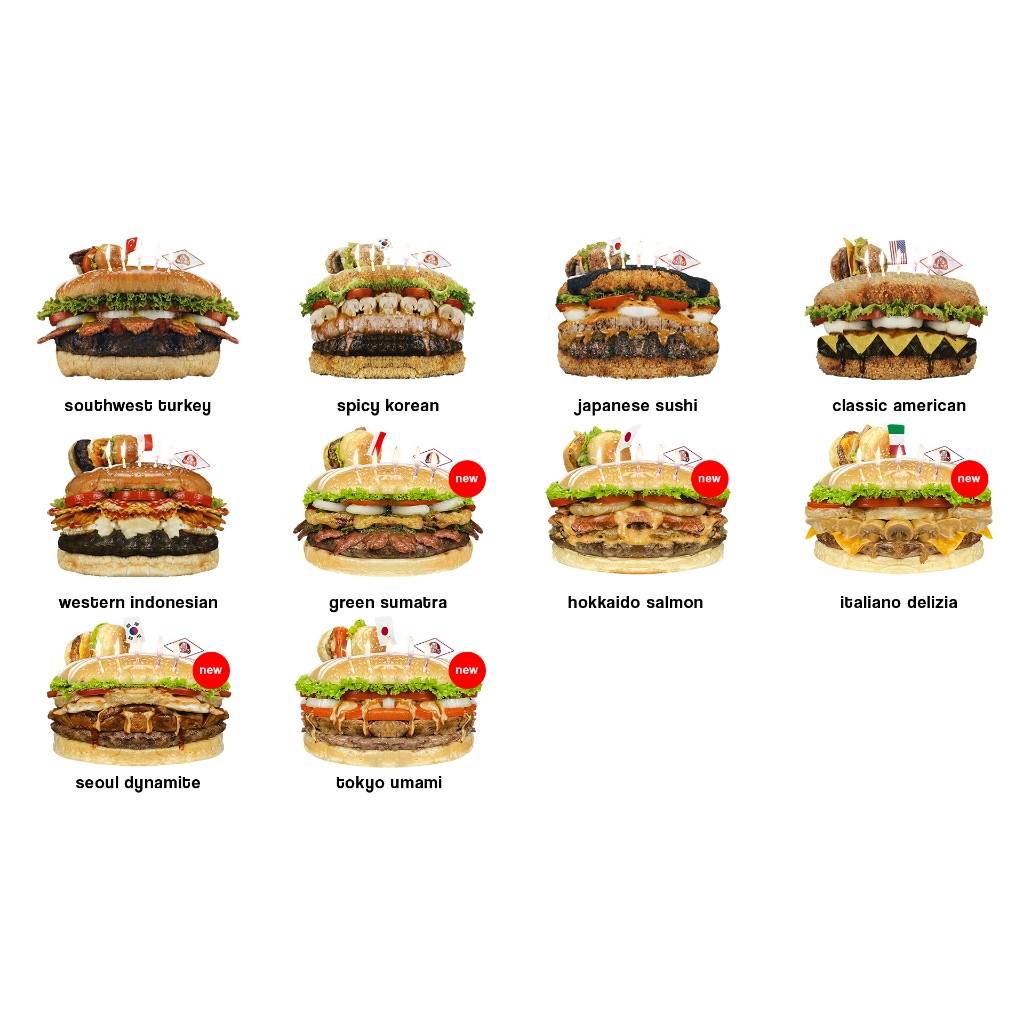  Galants Indonesia Regular Monster Birthday Burger 20cm