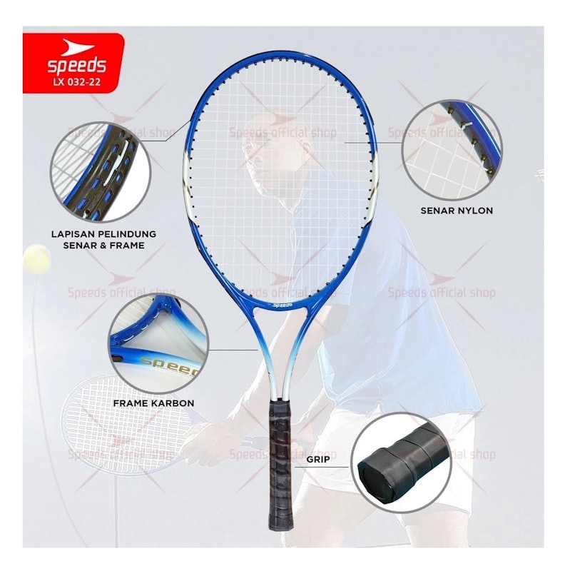 SPEEDS Raket Tenis 5