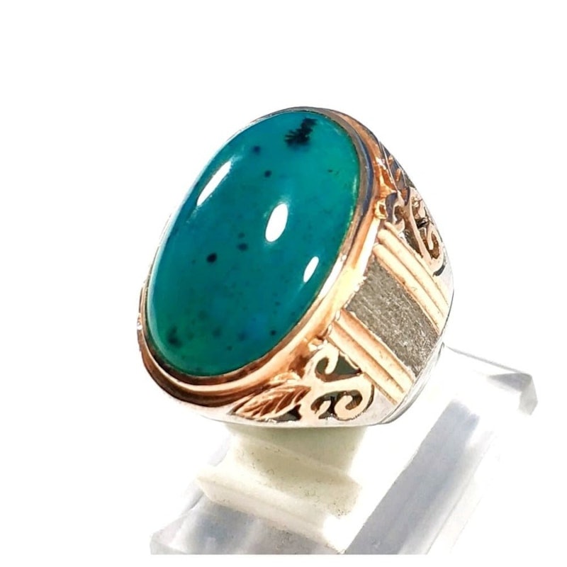 Cincin Natural Bacan Doko Hijau Totol