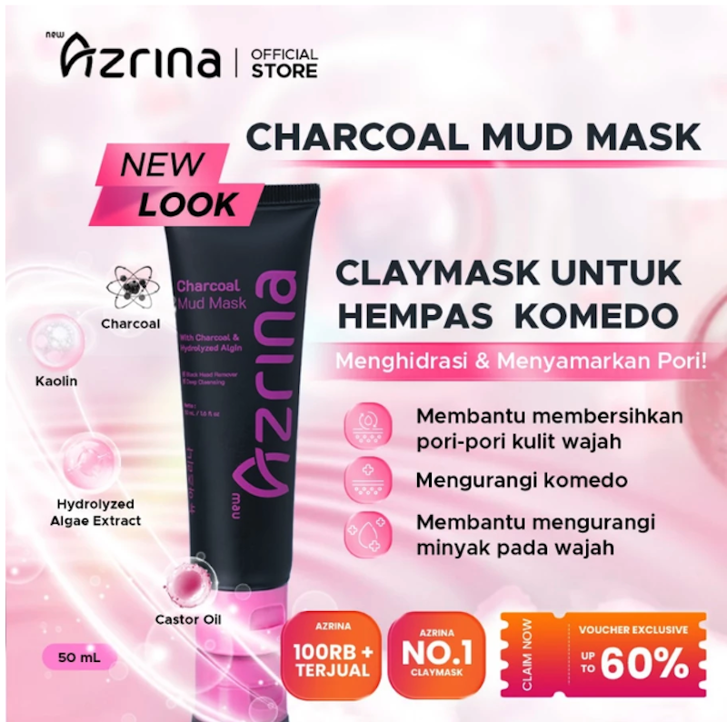 Azrina Charcoal Mud Mask 2