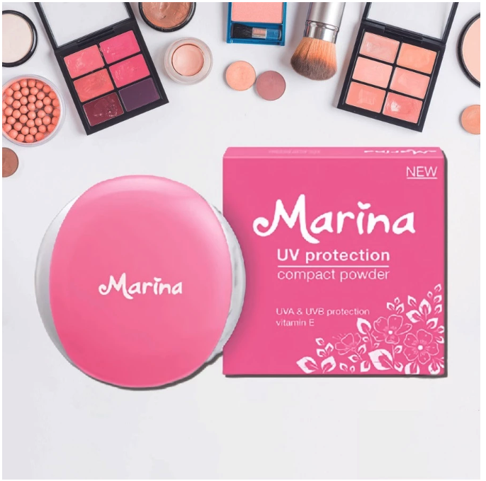 Tempo Scan Pacific Marina Compact Powder UV Brighten Up 01 Ivory