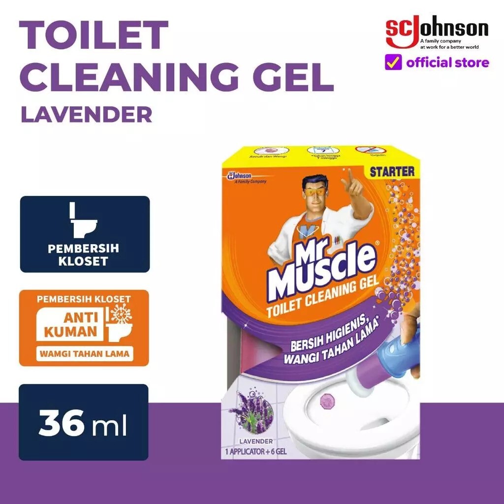 Toilet Cleaning Gel Lavender 2