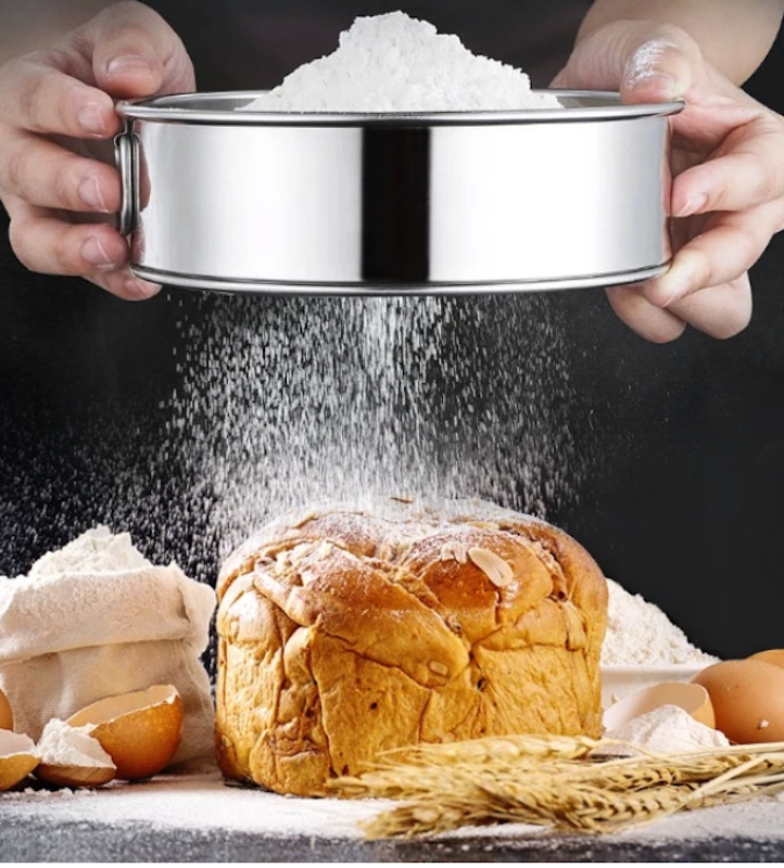 Vintage Story Saringan Tepung Stainless Steel 20 cm