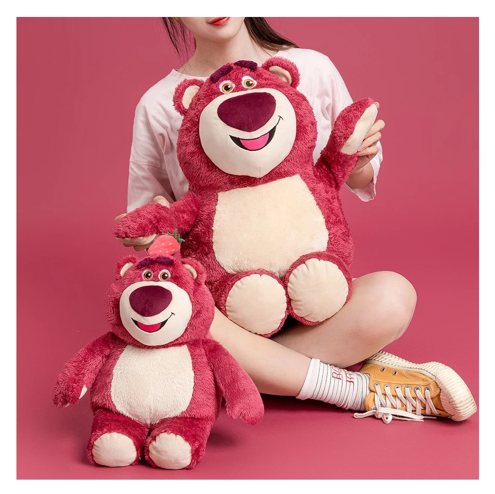 Miniso Toy Story Lotso Bear Strawberry Plush Toy 5