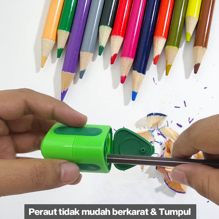 Lyra Serutan Pensil 2 Lubang  Lyr-7311250 