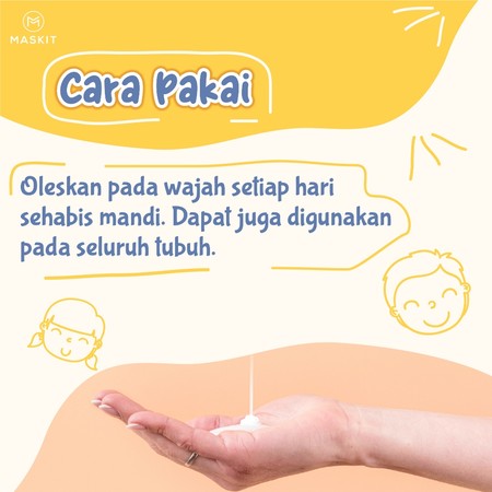 Sainsgo Karya Indonesia Maskit Baby & Kids Bedak Liquid Lotion