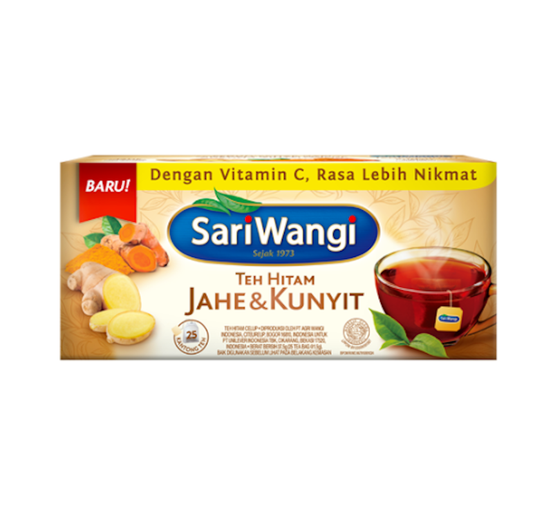 Sariwangi Teh Hitam Jahe & Kunyit