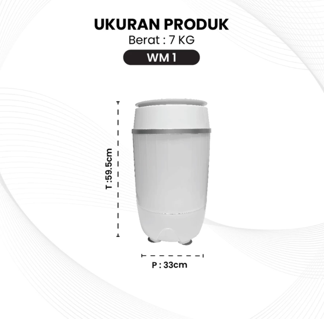 MITO Electronics MITO Mesin Cuci Portable WM1