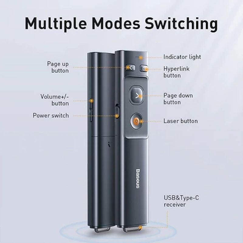 Baseus Wireless Presenter Pointer Pen 5