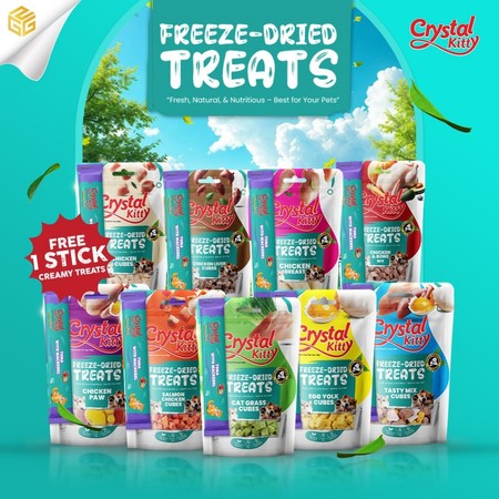 Crystal Kitty Freeze Dried Treats