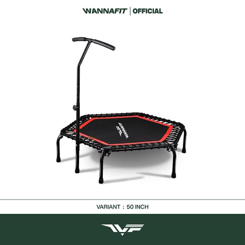 Wannafit Trampoline 50 inch Portable with Handle 5