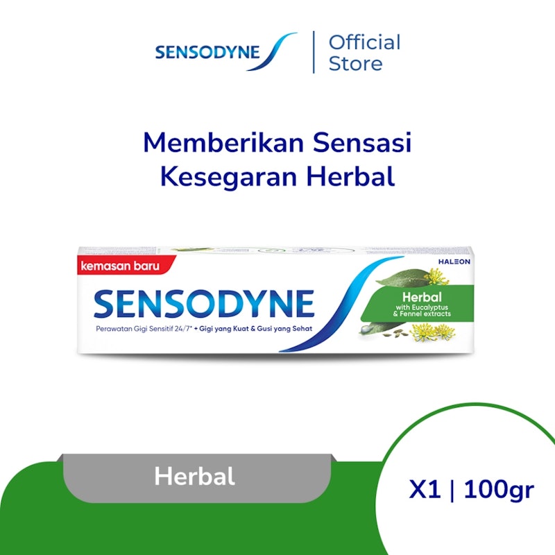 Sensodyne Herbal with Eucalyptus & Fennel Extracts 5