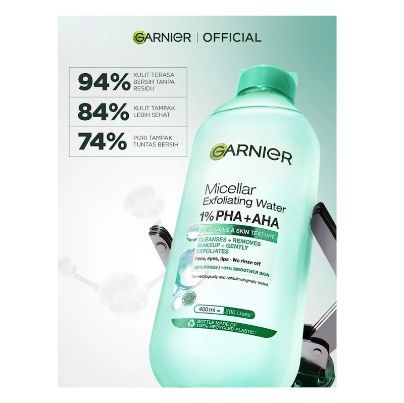 Micellar Exfoliating Water 1% AHA + PHA 2