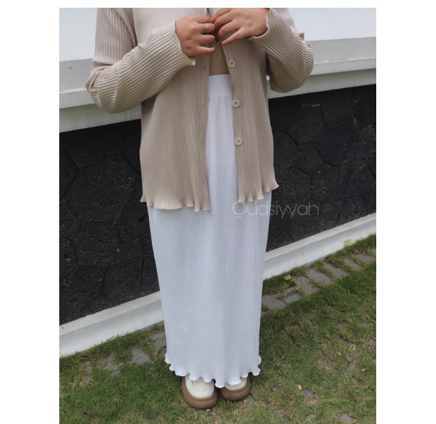  Qudsiyyah Rok Span Plisket