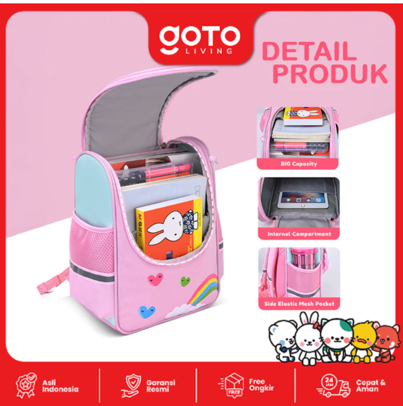 Goto Kibby Unicorn Pink Size M 2