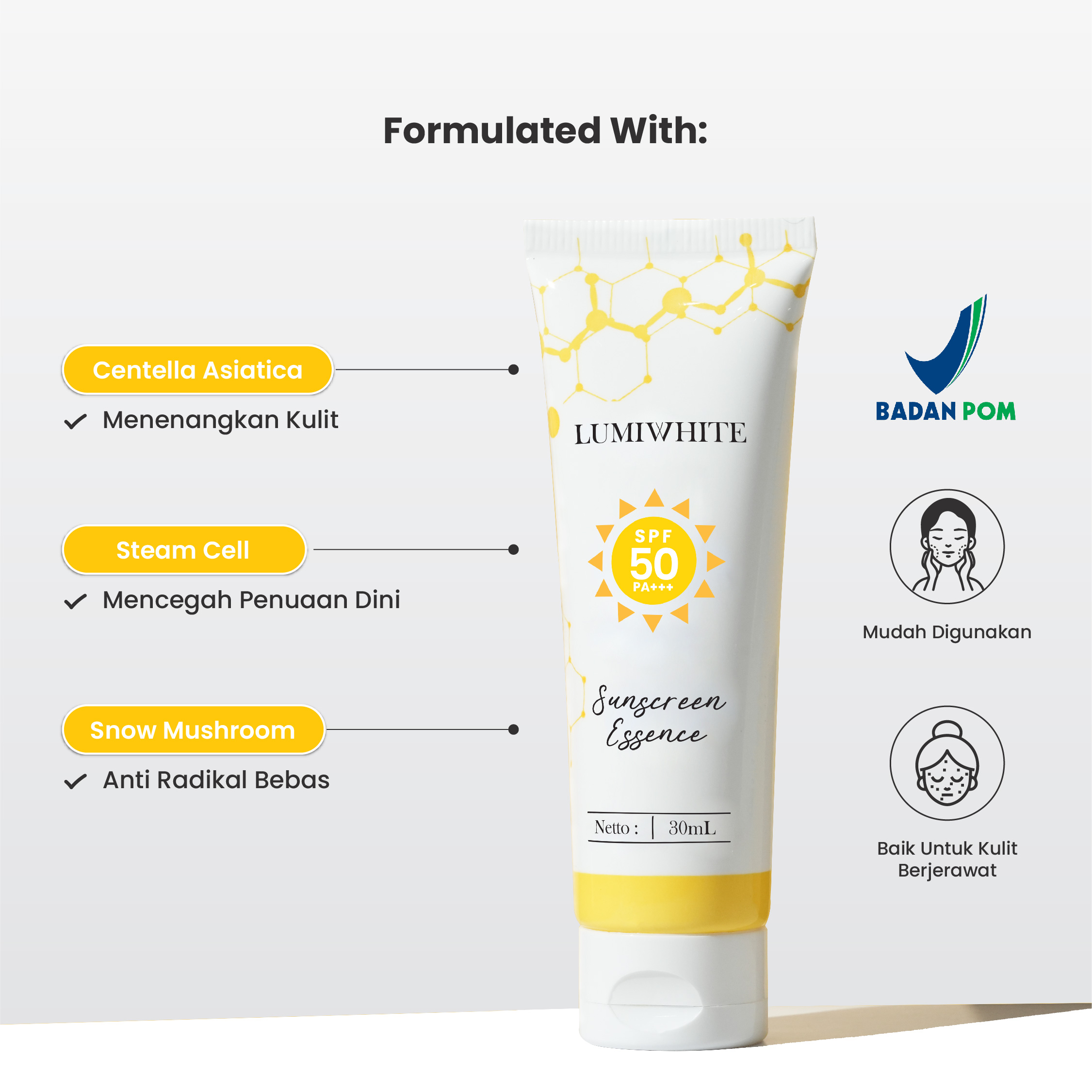 LUMIWHITE Sunscreen Essence SPF 50 PA+++ 5