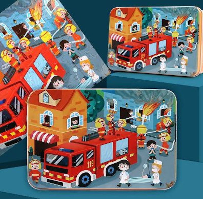 100 pcs Wooden Puzzle with Box 3