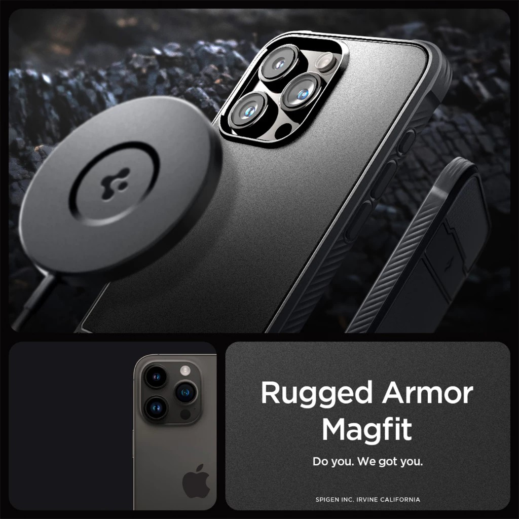Spigen Spigen Rugged Armor Case iPhone 15 Series