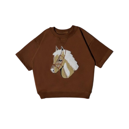 Sabine and Heem Howdy Embroidery Tee Kids Tee 1