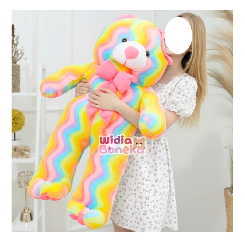 Boneka Teddy Bear Jumbo Rainbow 2