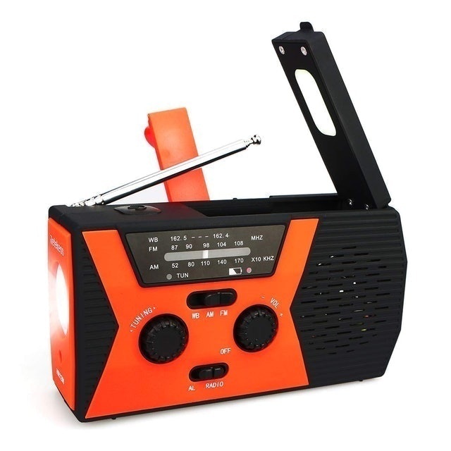 Retekess HR12W Emergency Handheld Radio With Flashlight NOAA