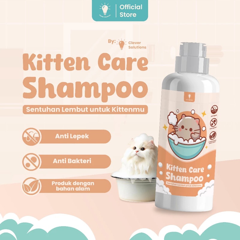 Clever Solutions Kitten Care Shampoo 3