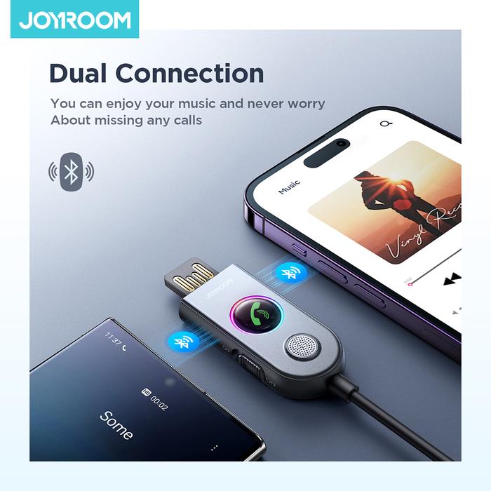 Joyroom Receiver Mobil Wireless Bluetooth 5.3 ENC JR-CB6