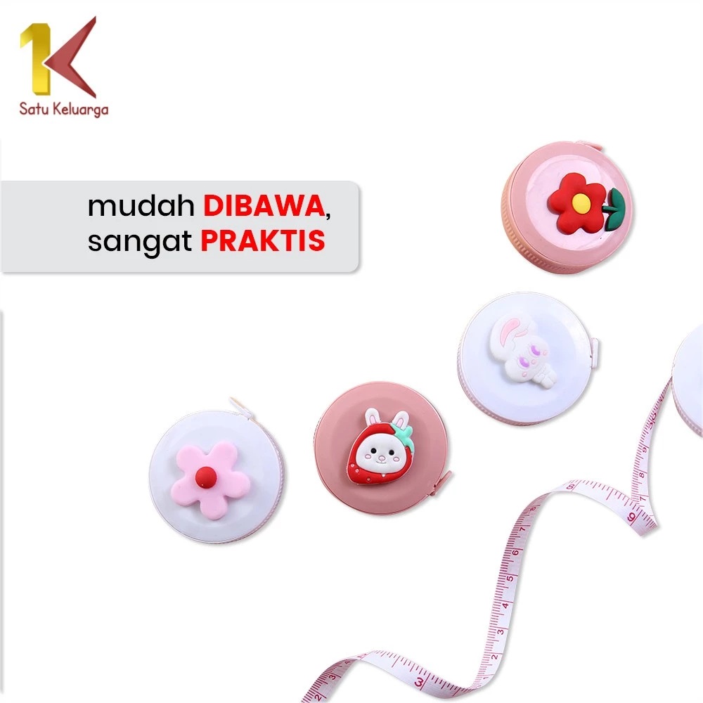 Limindi Sukses Bersama  Satu Keluarga Meteran Gulung Mini Karakter C642