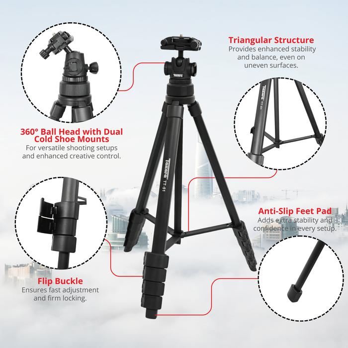 Takara Tripod Traveller with Ball Head  TT-51