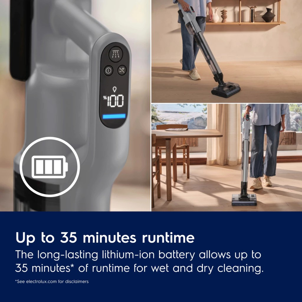 Electrolux Home Products Electrolux Vacuum Tanpa Kabel 800 3-in-1 Wet & Dry EFW81713