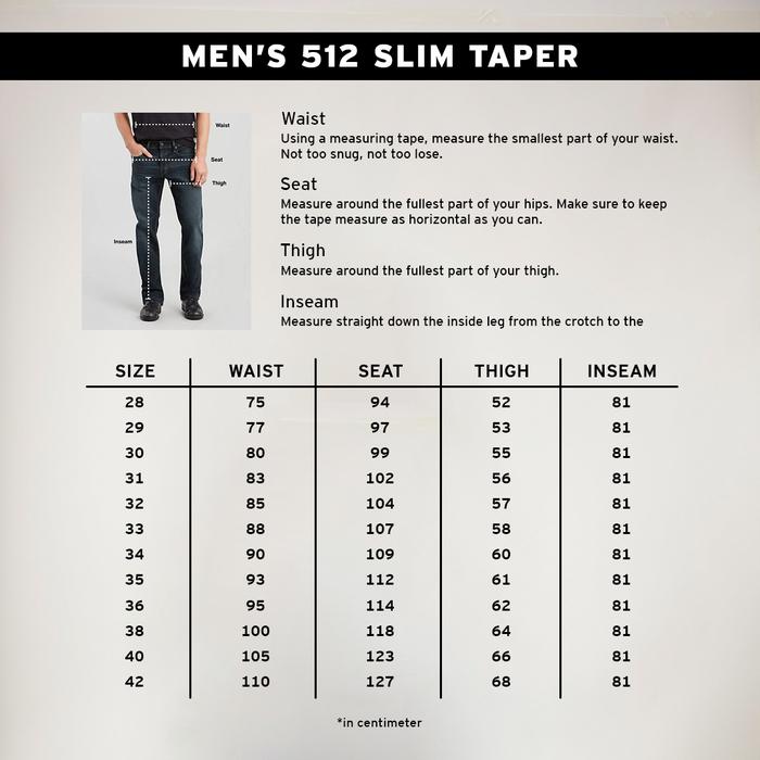 Levi's® Men's 512™ Slim Taper Jeans 28833-1283