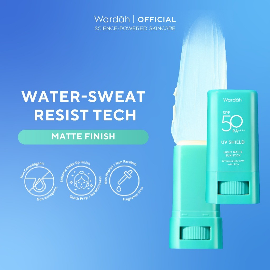 Paragon Technology and Innovation Wardah UV Shield Light Matte Sun Stick SPF 50 PA++++